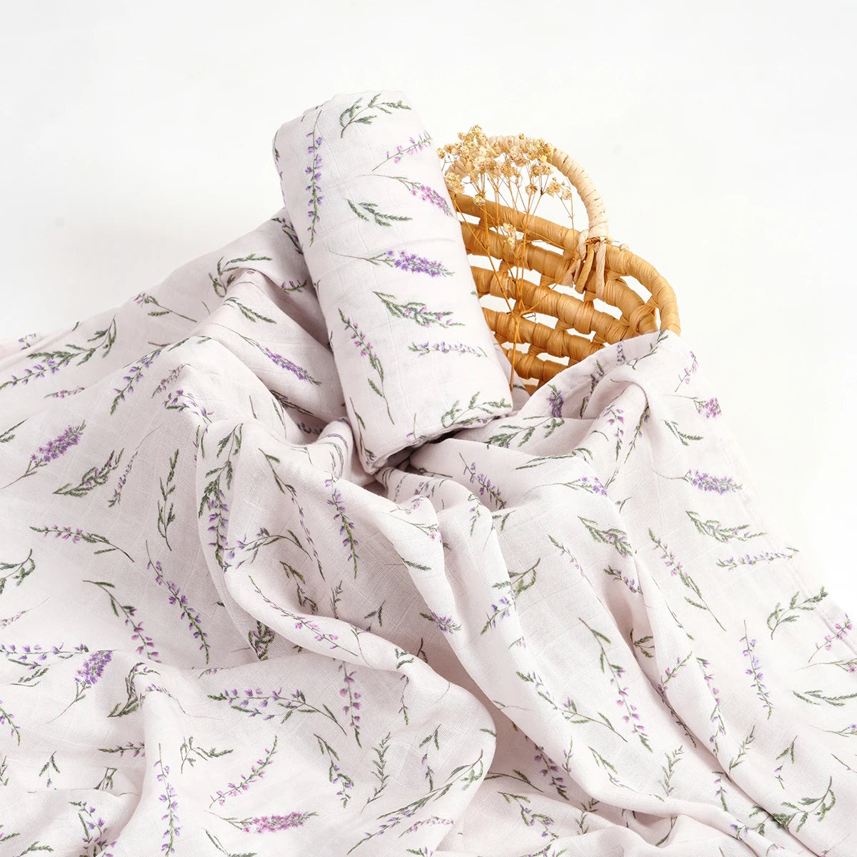 Premium Bamboo Cotton Muslin Baby Swaddle Blanket - Kindle Kids ABC - view 5