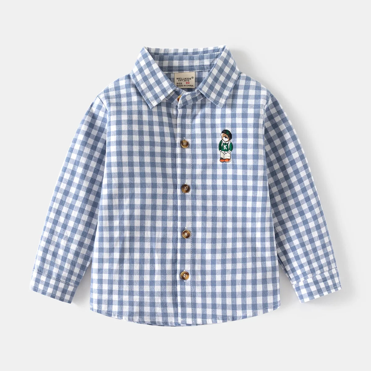 Boys Plaid Cotton Shirt 2-7Y - photo 13
