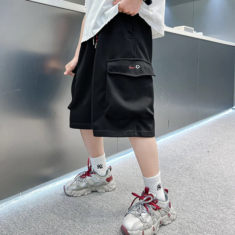 Boys Cotton Capri Shorts 7-16Y - photo 6