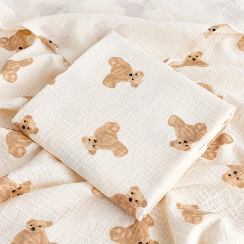 2-Layer Cotton Muslin Baby Swaddle Blanket - Kindle Kids ABC - view 9