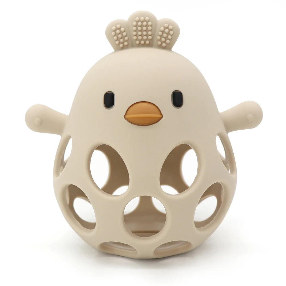baby silicone chick teether sensory chew toy - photo 7