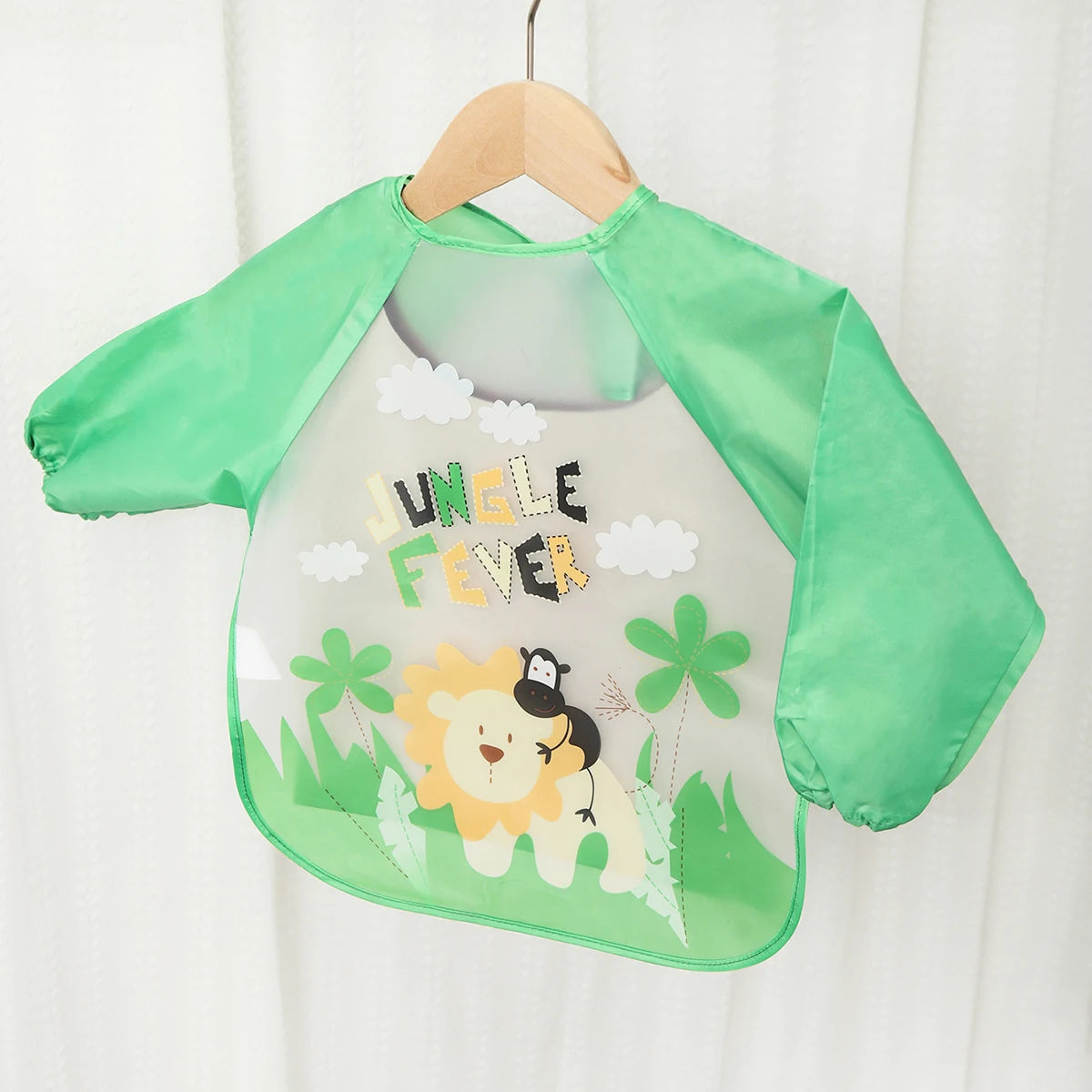 Long Sleeve Waterproof Baby Bib – EVA Feeding Smock | 0–3Y - photo 16