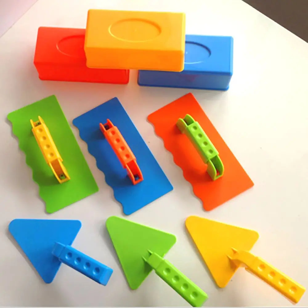 Kids sand and snow brick maker castle mould set