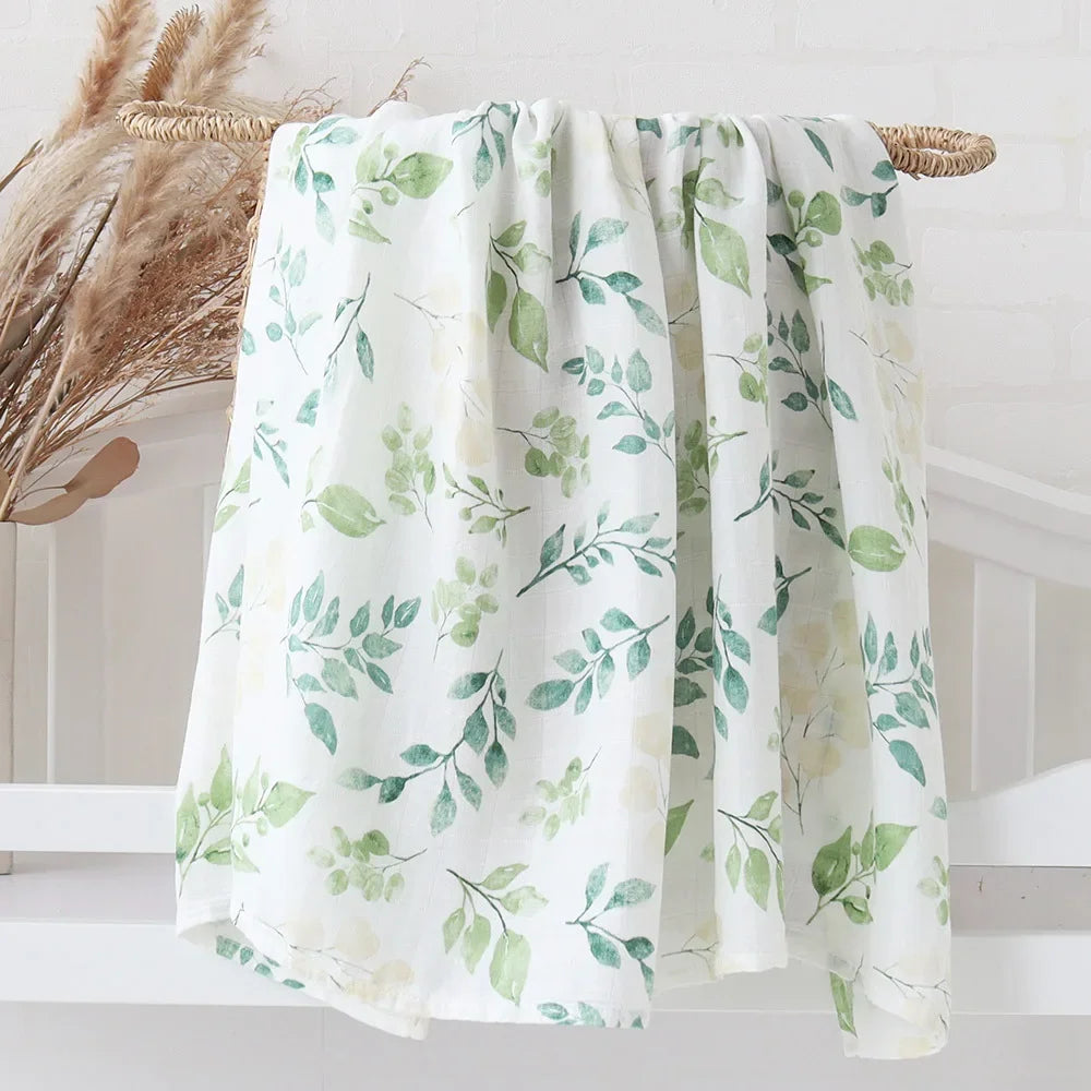 Soft Bamboo Cotton Muslin Baby Blanket - Kindle Kids ABC - view 16
