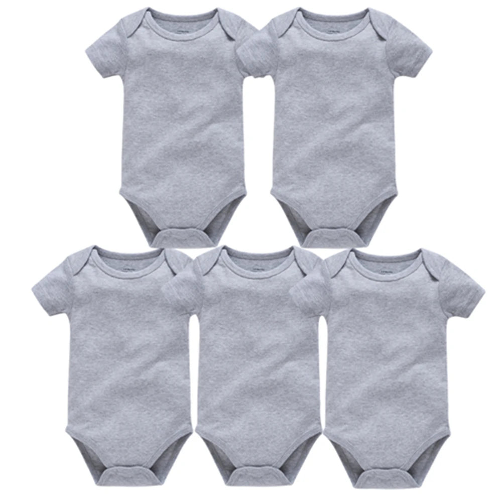 Baby short-sleeve cotton bodysuit, 0-2Y — Kindle Kids ABC