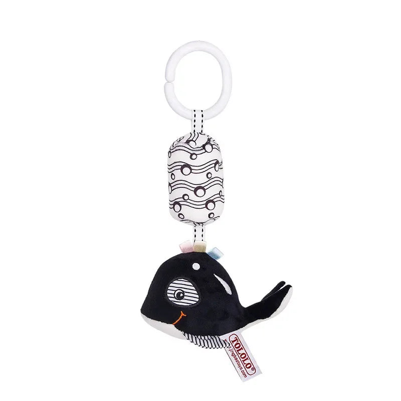 Baby Crib Hanging Bell - Plush Rattle Sensory Toy - photo 7