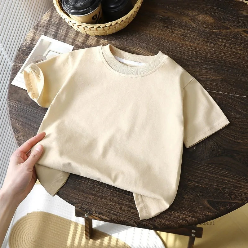 Kids cotton short-sleeve t-shirt, summer basic tee - Kindle Kids ABC - view 8