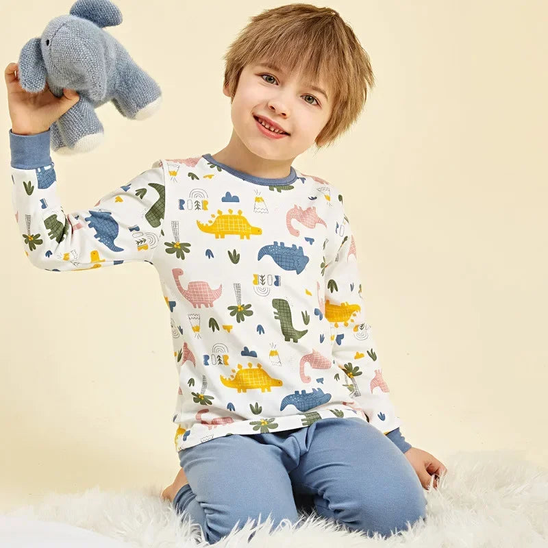 Kids Cotton Long-Sleeve Pajama Set 2-14Y - photo 11
