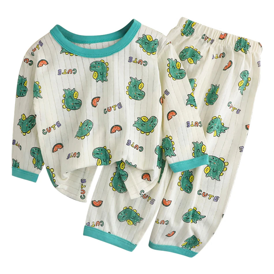 Kids' Cotton Long-Sleeve Pyjama Set - Kindle Kids ABC - view 23