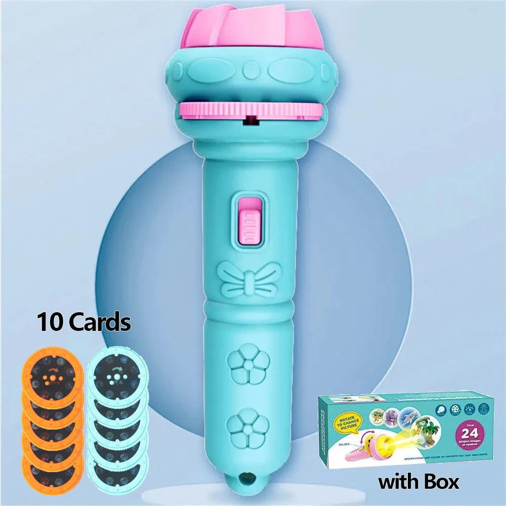 Cartoon Projector Flashlight - 80-Pattern Bedtime Story Torch Toy - photo 11