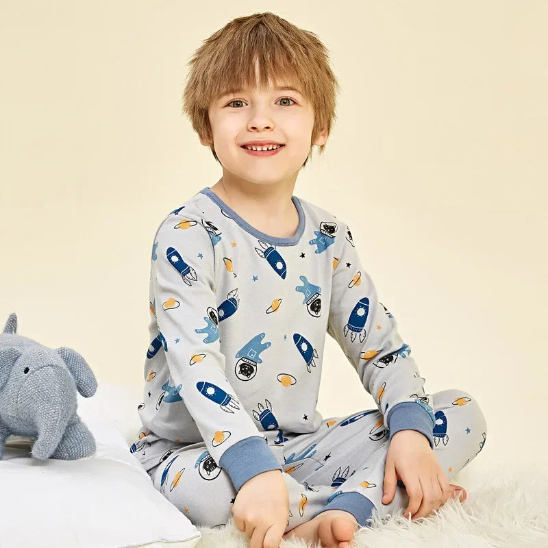 Kids Cotton Long-Sleeve Pajama Set 2-14Y - photo 16