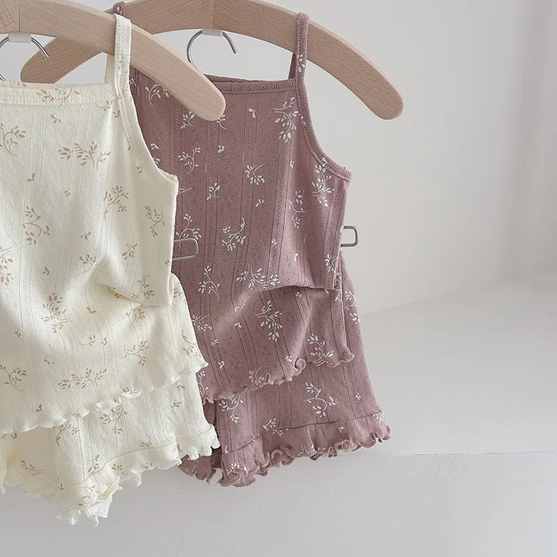 Baby Girls Cotton Floral Outfit Set 12M-4Y - photo 3