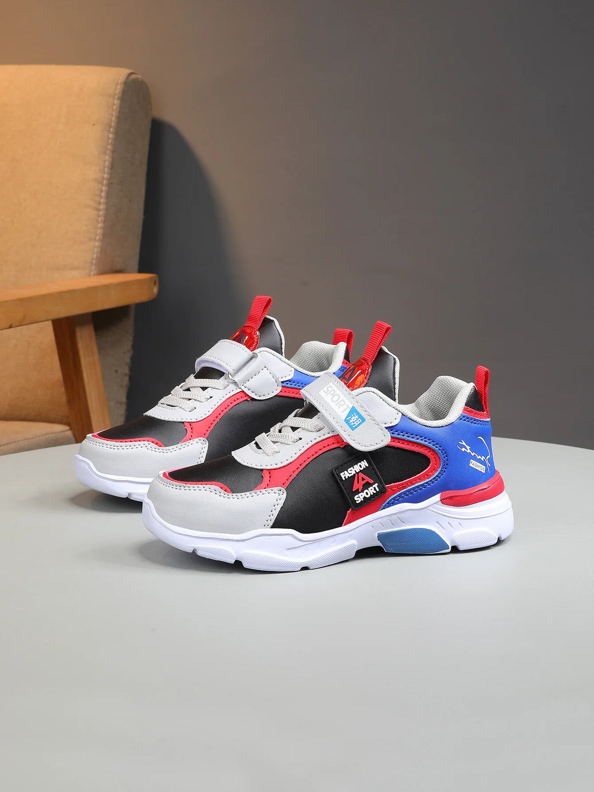 Kids Sport Sneakers — Leather Breathable Non-Slip | EU 31–40 - photo 2