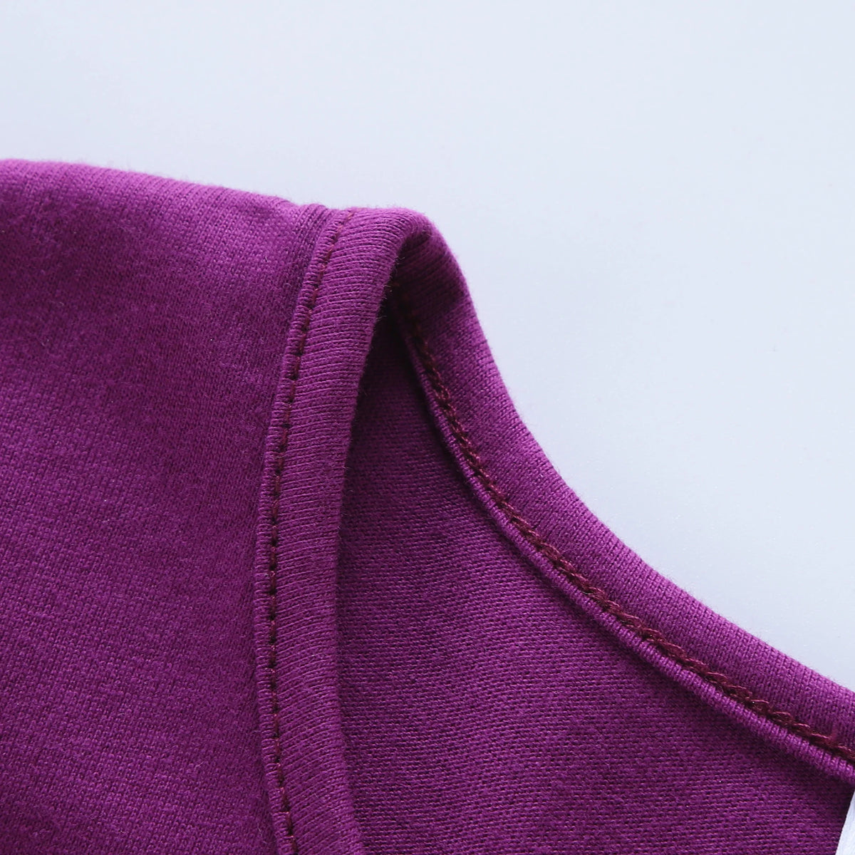 Soft cotton knit fabric detail