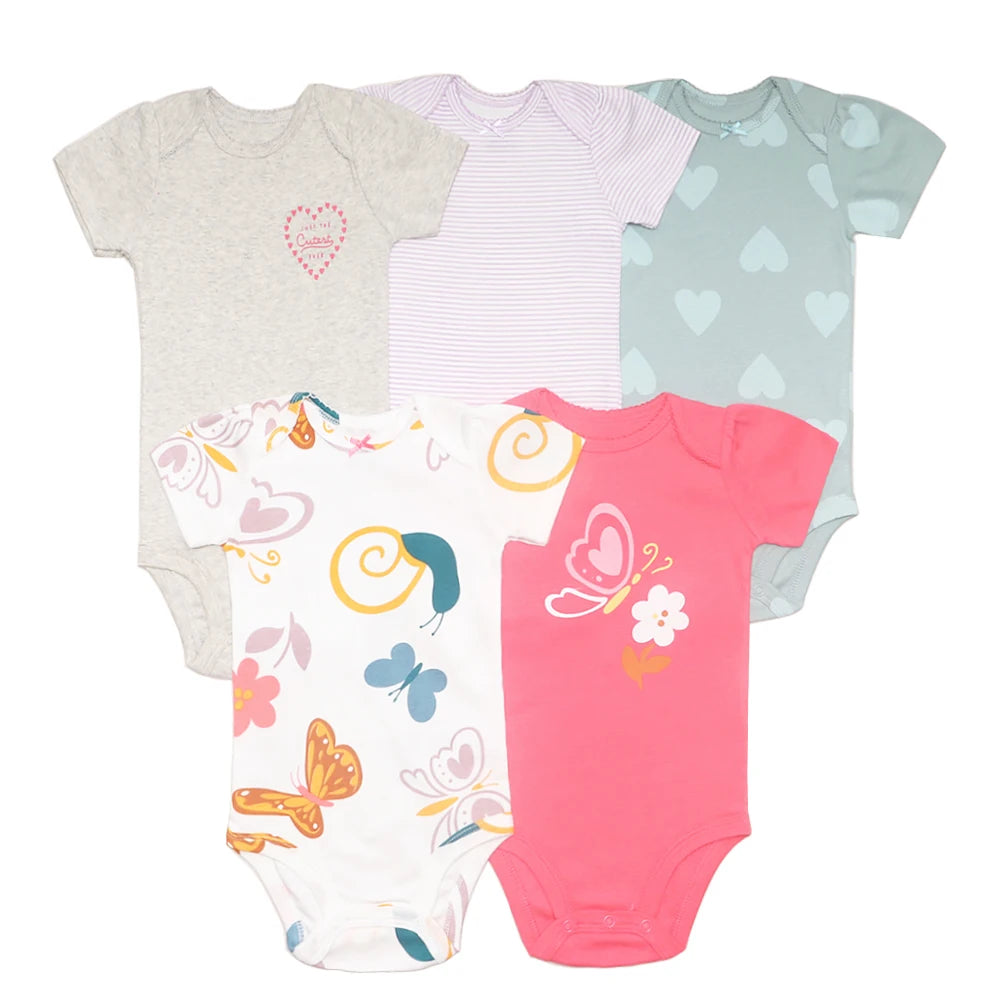 Baby 5-Pack Cotton Bodysuits - Kindle Kids ABC - view 18