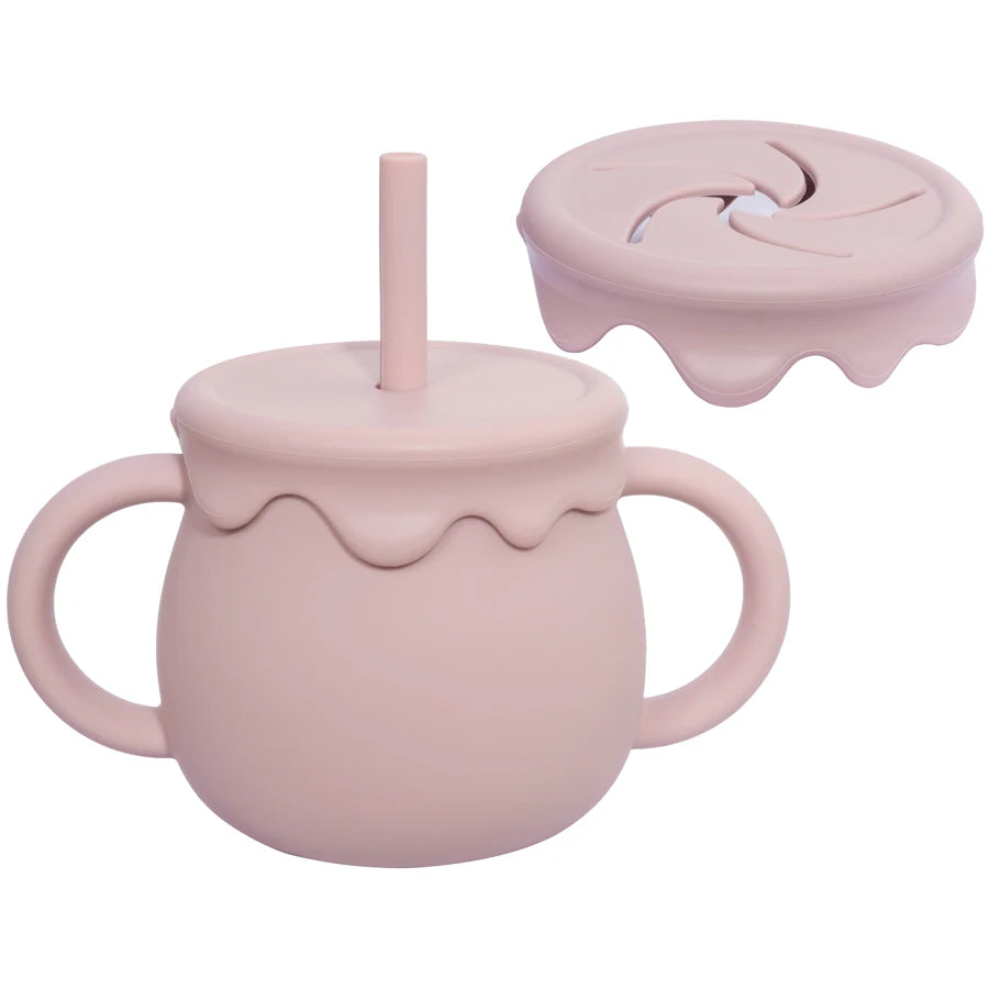 baby sippy and snack feeding cups set - photo 13