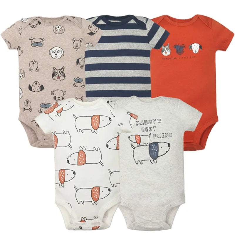 Baby 5-Pack Cotton Bodysuits - Kindle Kids ABC - view 20
