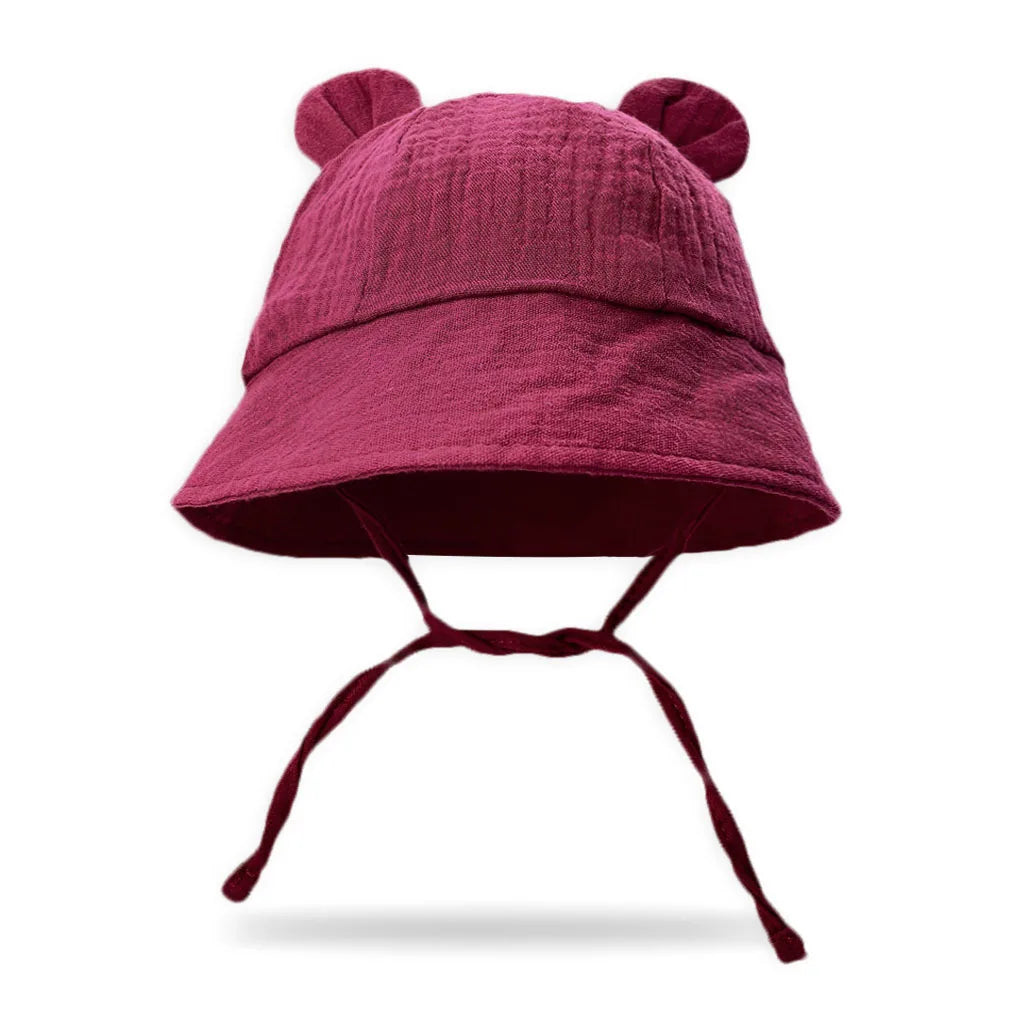 Baby Bucket Sun Hat - Rabbit-Ear Cotton Fisherman Hat - photo 16