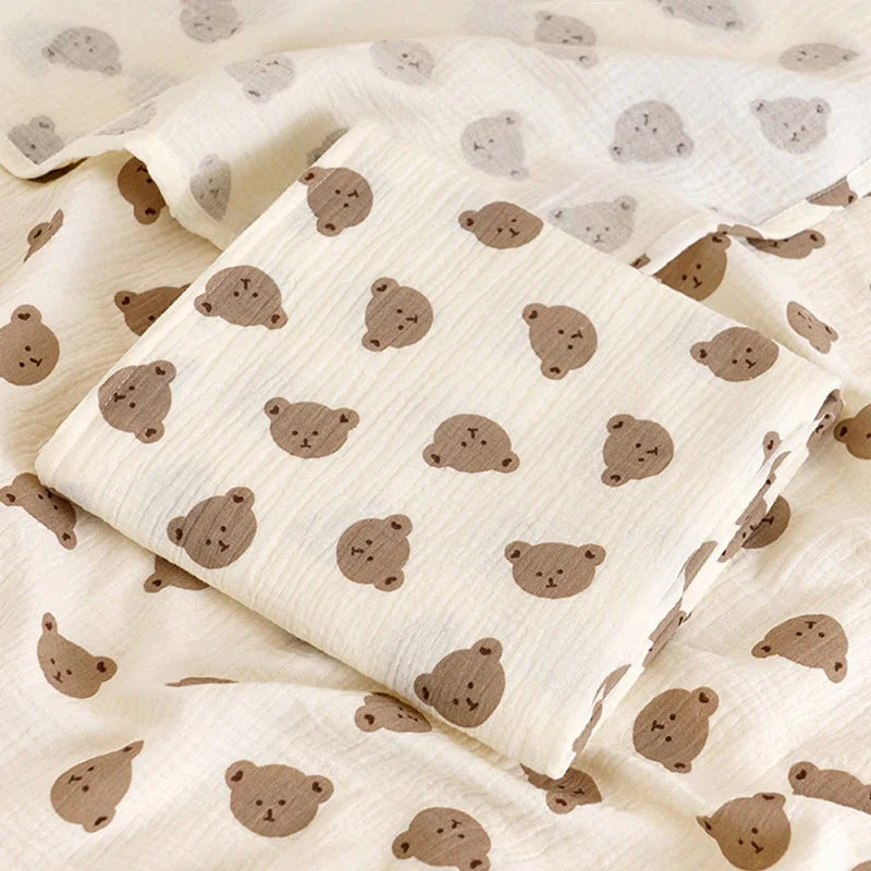 2-Layer Cotton Muslin Baby Swaddle Blanket - Kindle Kids ABC - view 12