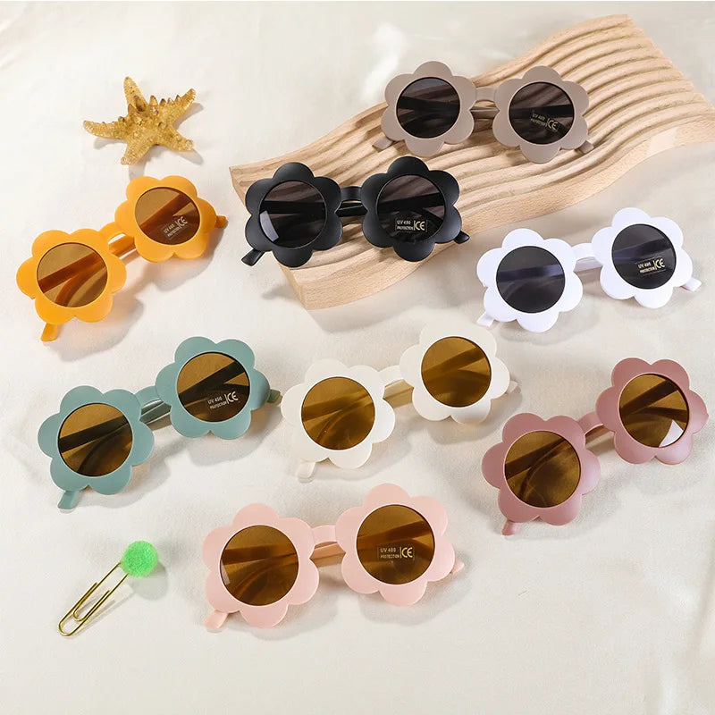 Flower-Shape Kids Sunglasses - Kindle Kids ABC