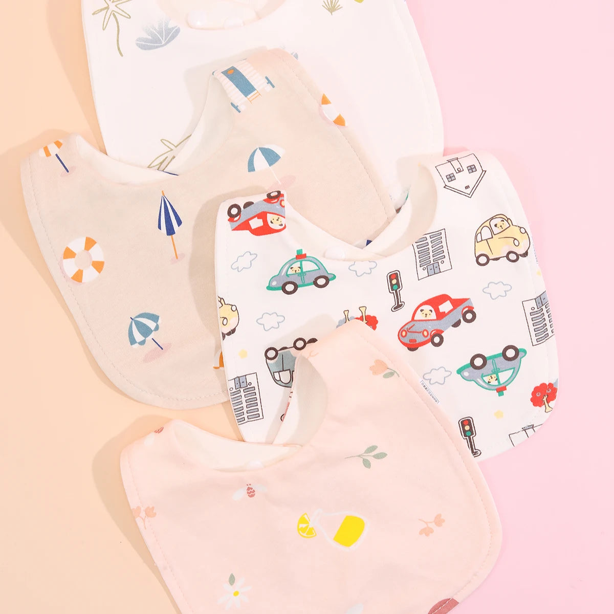 Cotton Adjustable Baby Bib - Kindle Kids ABC - view 15