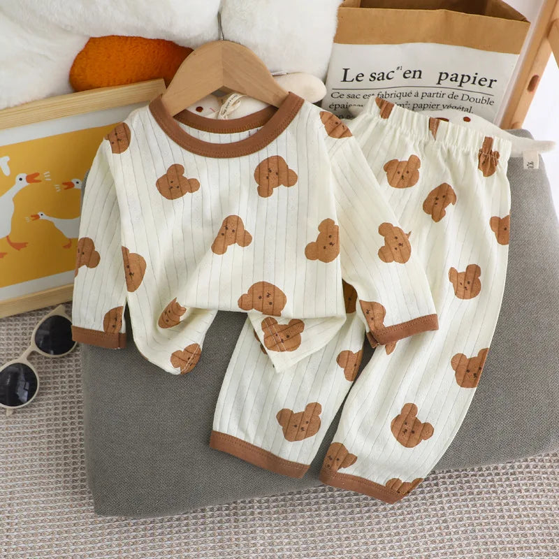 Baby and Kids Bear Print Cotton Set 3M-8Y - photo 18