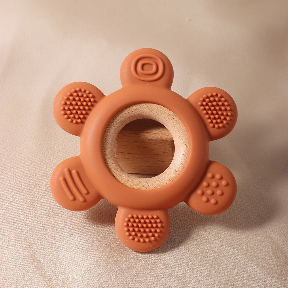 wooden-flower-teether-gum-relief-kindlekidsabc