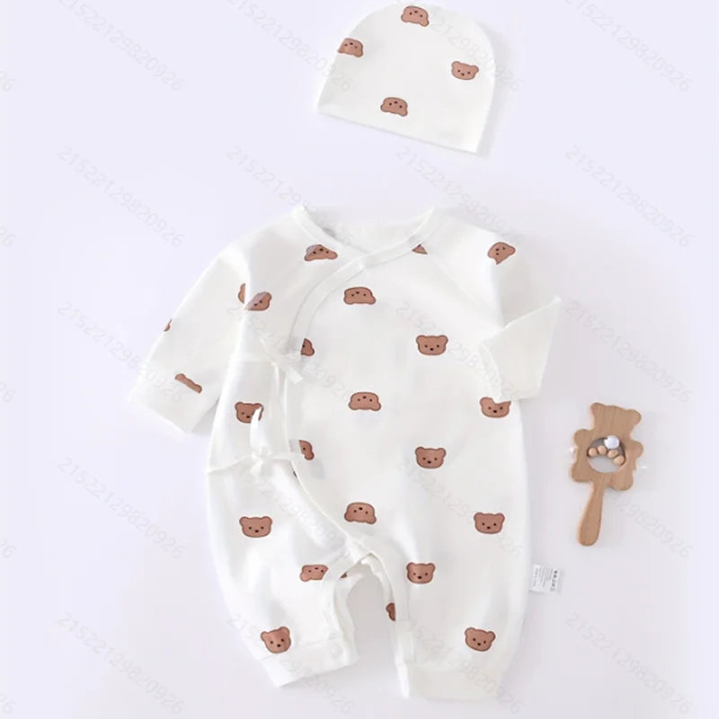 Cartoon Bear Cotton Romper - Kindle Kids ABC - view 4