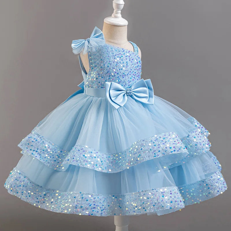 Flower Girl Sequin Tulle Dress — Ceremony & Wedding | 12M–5T - photo 11