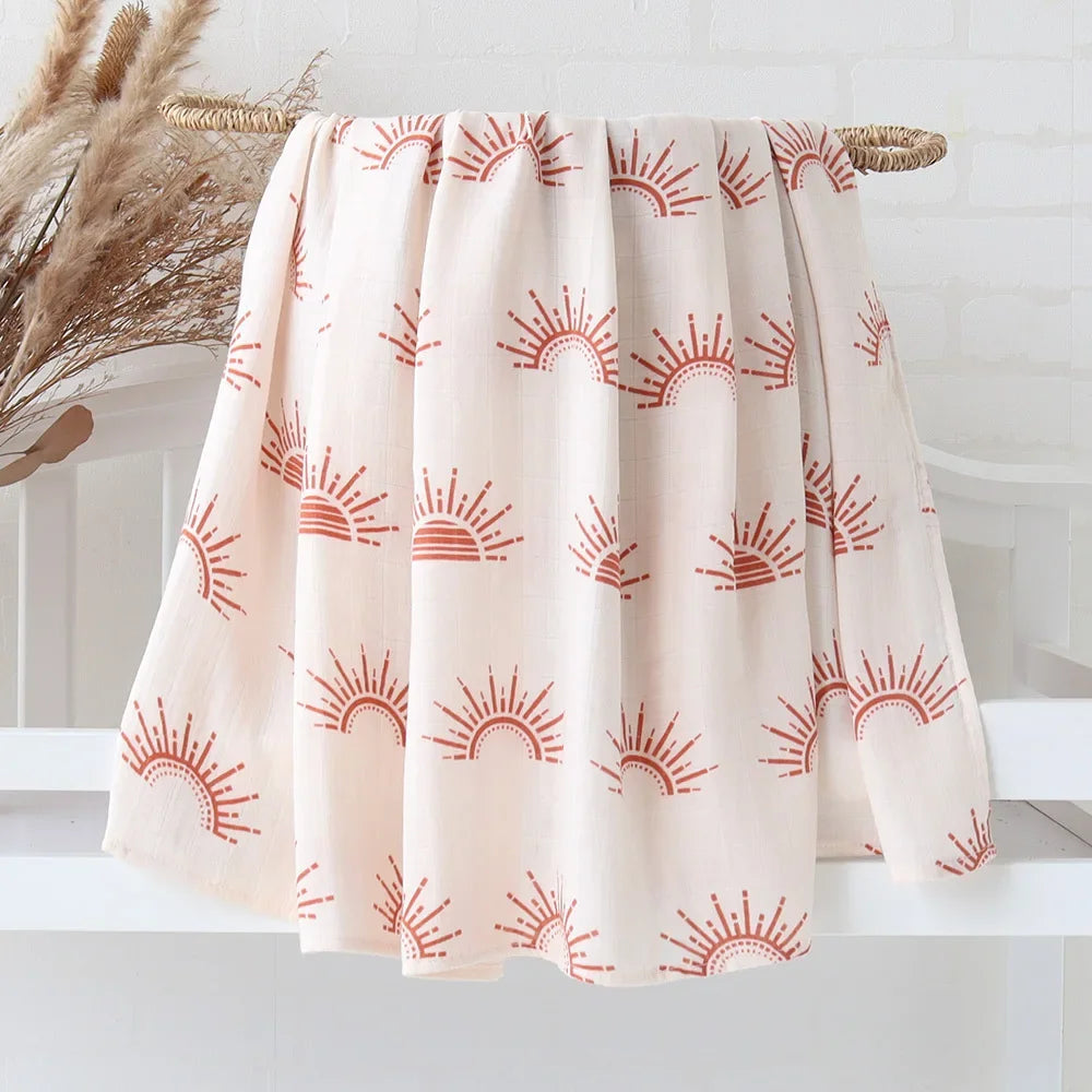 Soft Bamboo Cotton Muslin Baby Blanket - Kindle Kids ABC - view 18