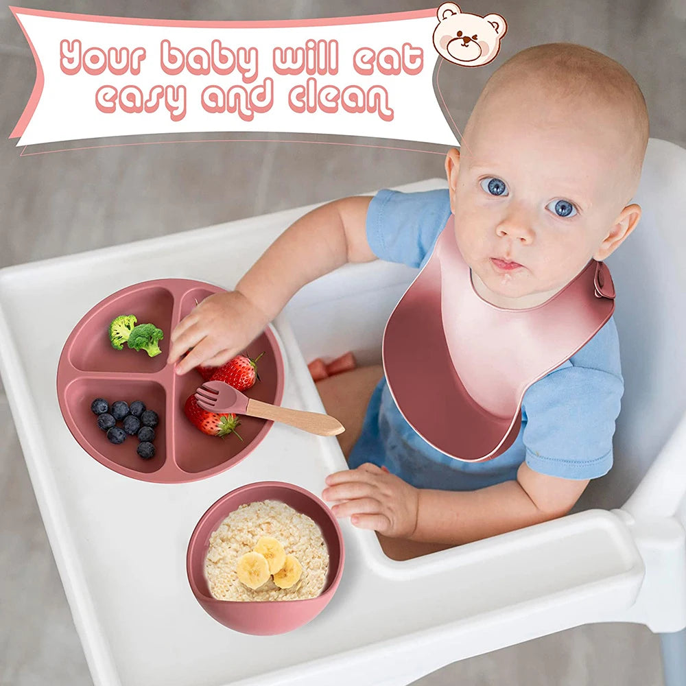 silicone-baby-dish-set-6pc-weaning-kindlekidsabc