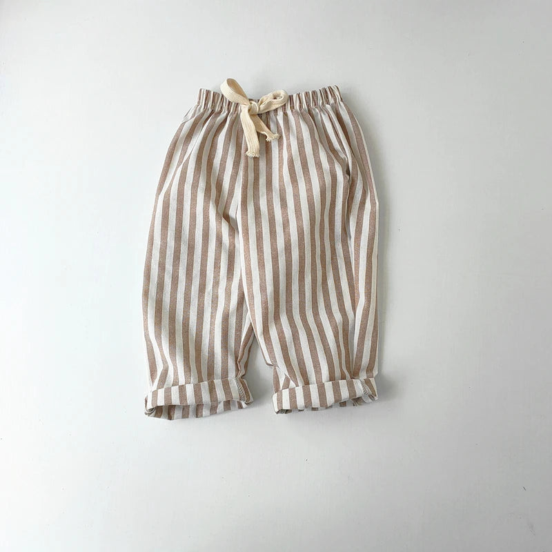 Kids Cotton-Linen Summer Shorts Boys Girls - photo 13