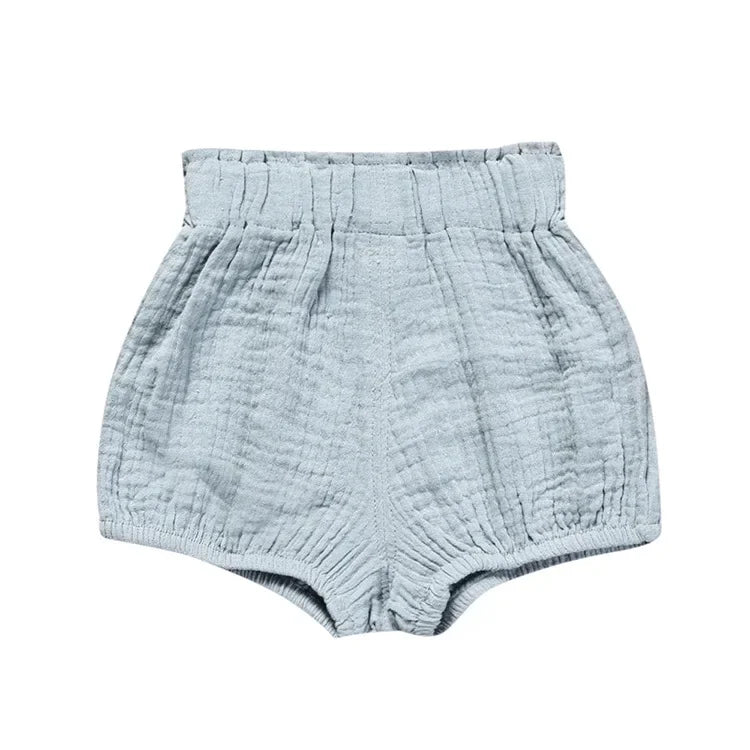Baby Cotton-Linen PP Shorts Loose Comfy Summer - photo 7