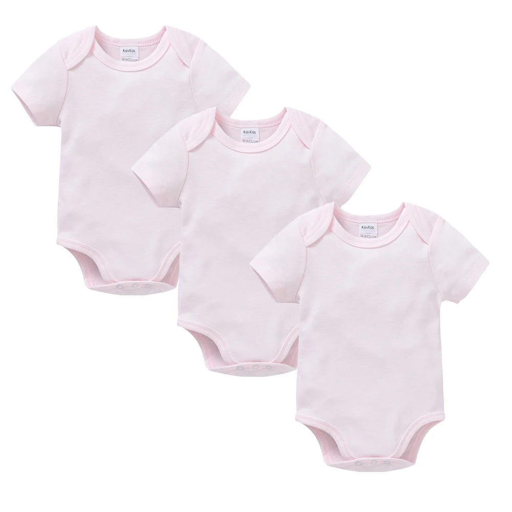 Newborn baby bodysuit multipack, breathable cotton — Kindle Kids ABC