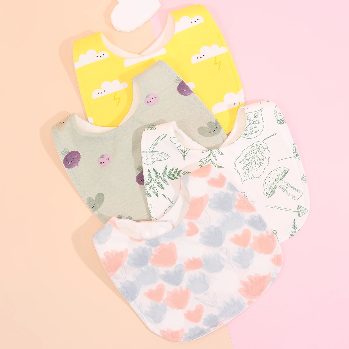 Cotton Adjustable Baby Bib - Kindle Kids ABC - view 9