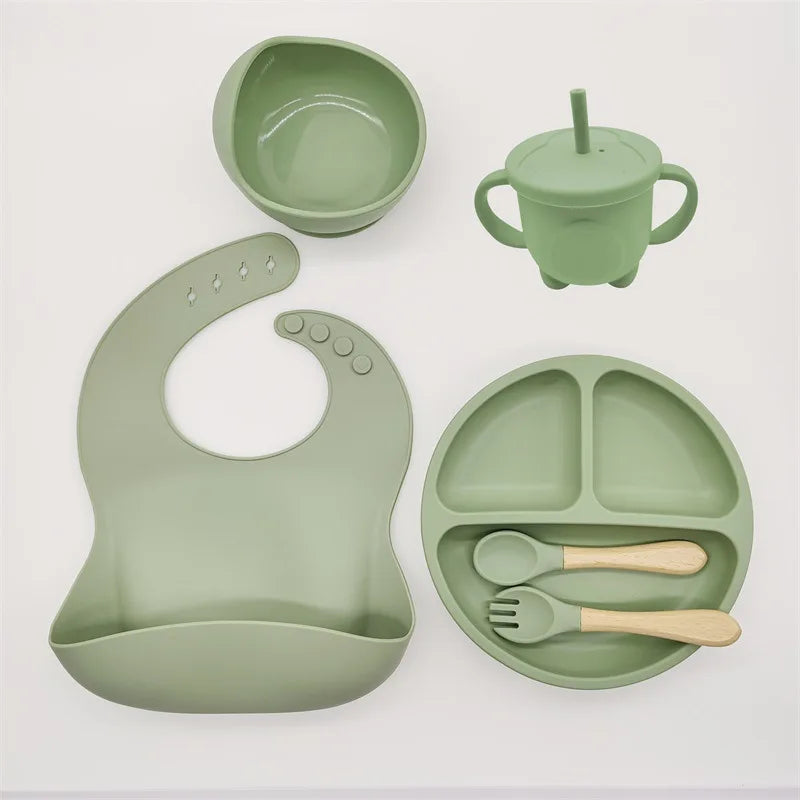 Baby Silicone Tableware Set — 6/8-Piece Weaning Feeding Kit - photo 15