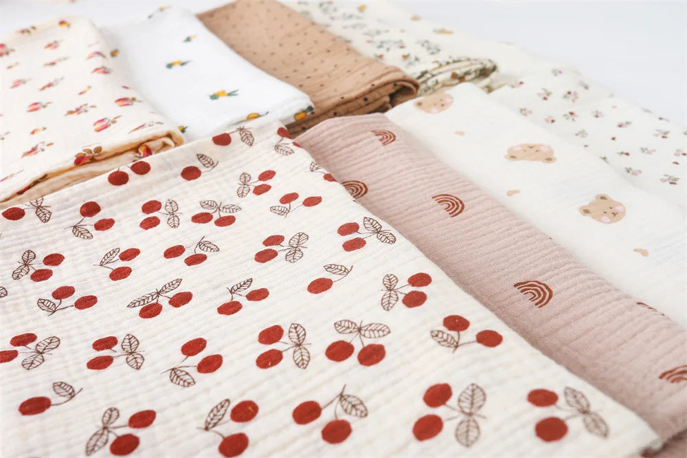 Cotton Muslin Swaddle Blanket - Kindle Kids ABC - view 5