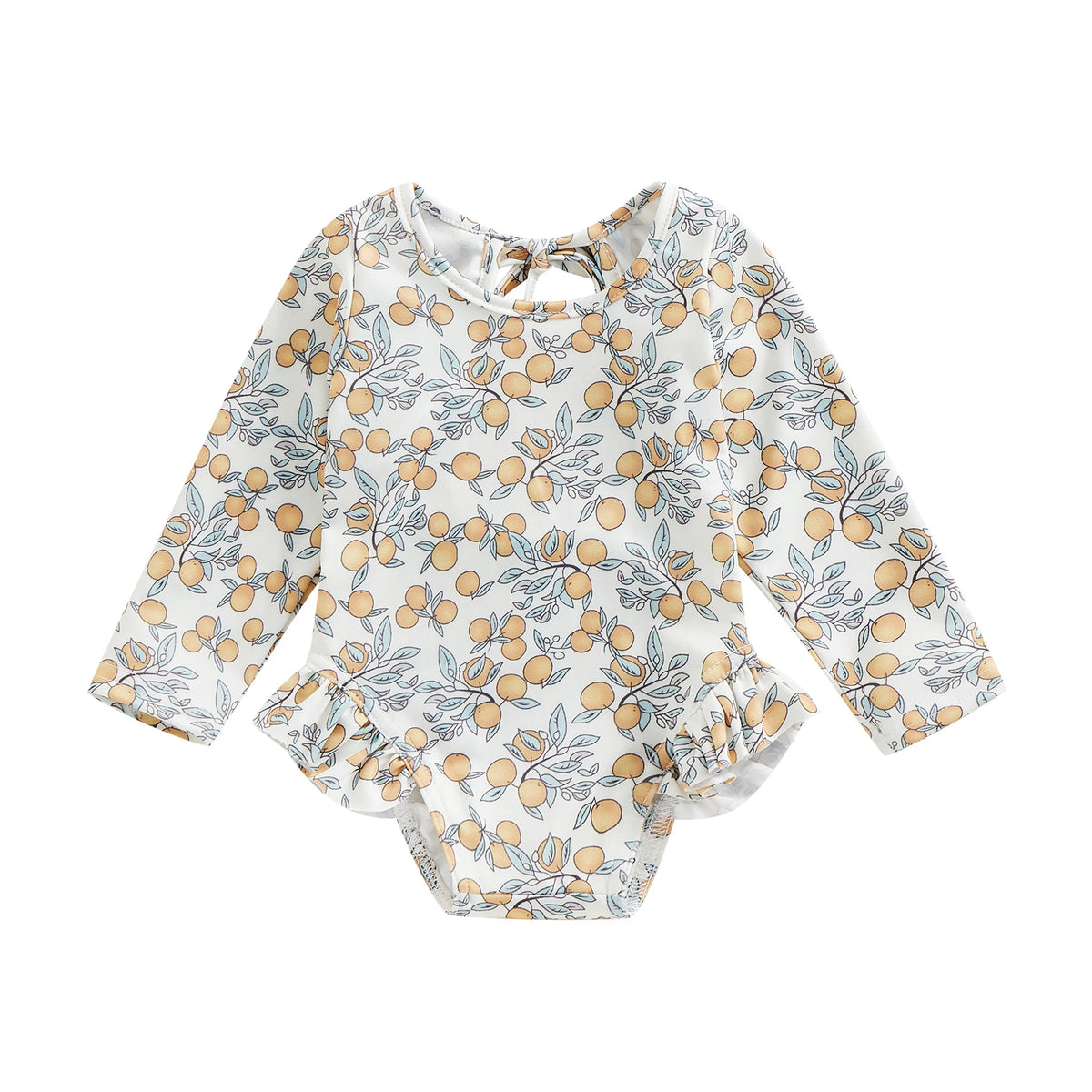 Floral Ruffle Baby Swimsuit - Kindle Kids ABC - view 8