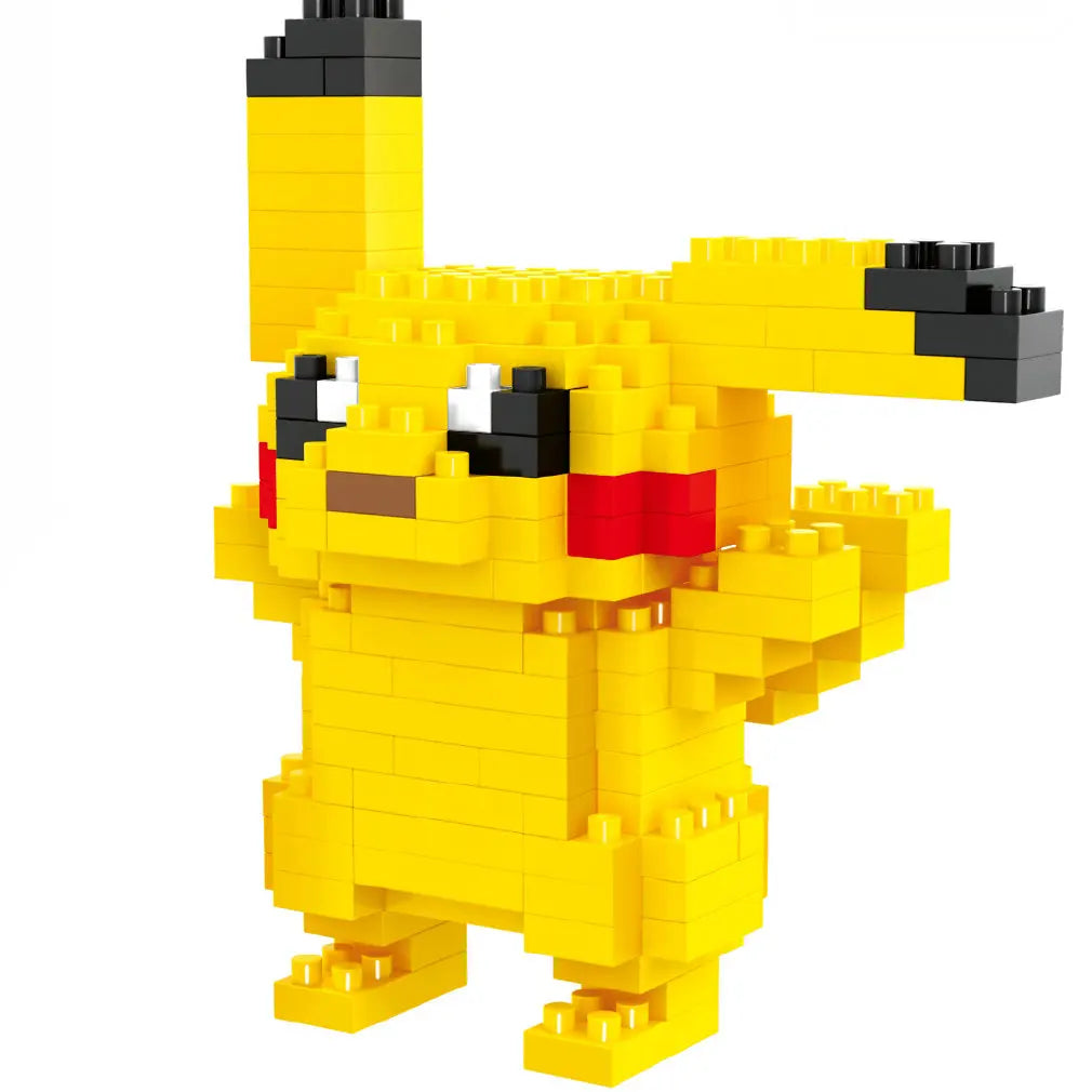 Collectible mini cartoon brick figures kids buildable characters set