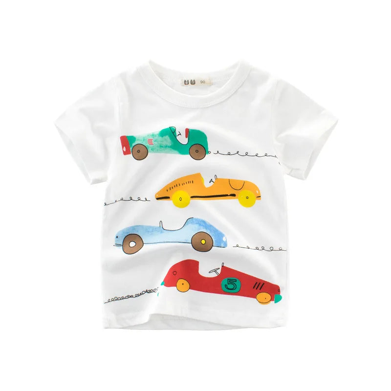 Kids' Korean-Style Striped T-Shirt – Short-Sleeve Cotton Tee | 2–9Y - photo 7