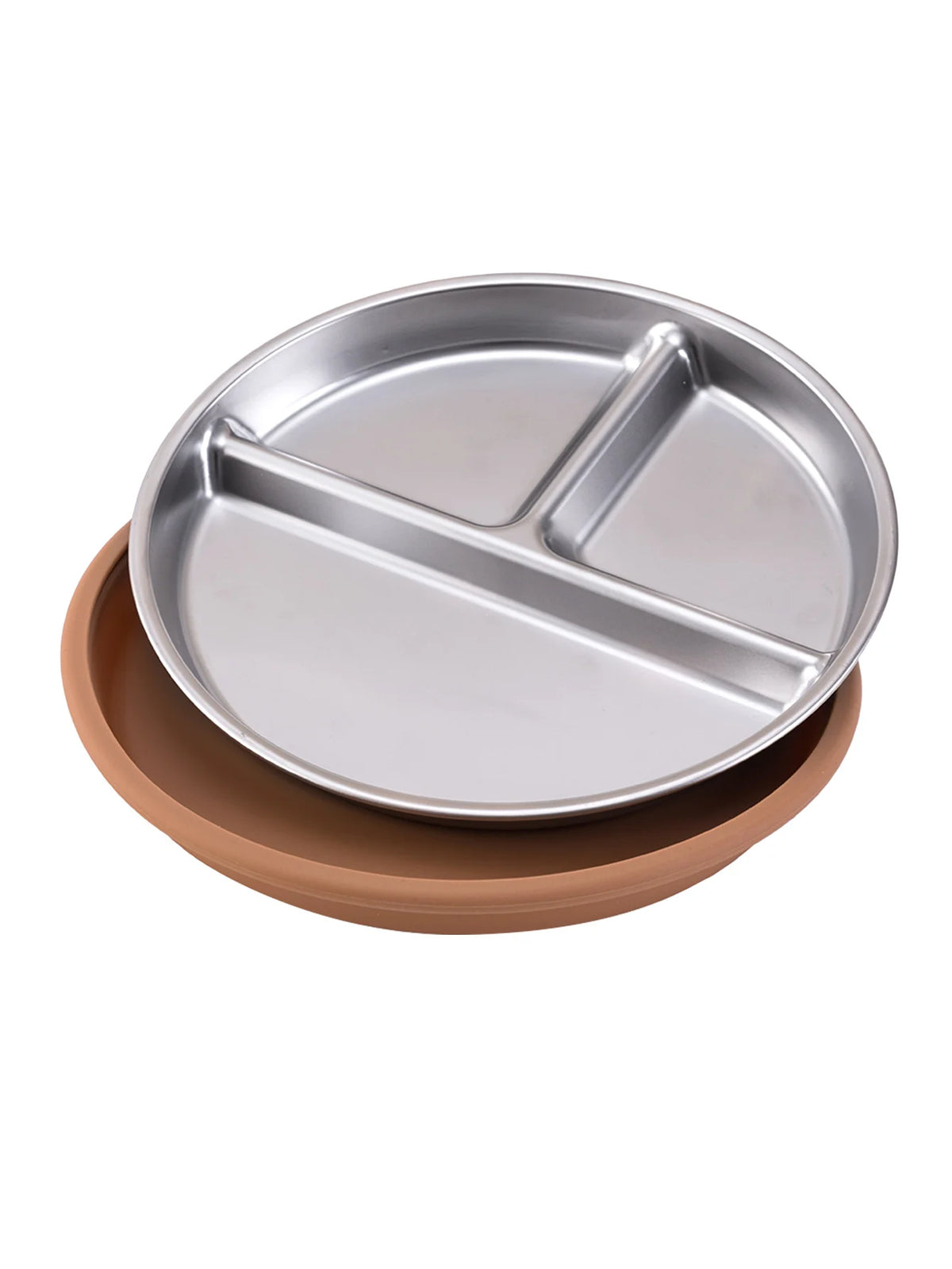 Stainless Steel Suction Plate — Detachable Baby Feeding Dish - photo 8