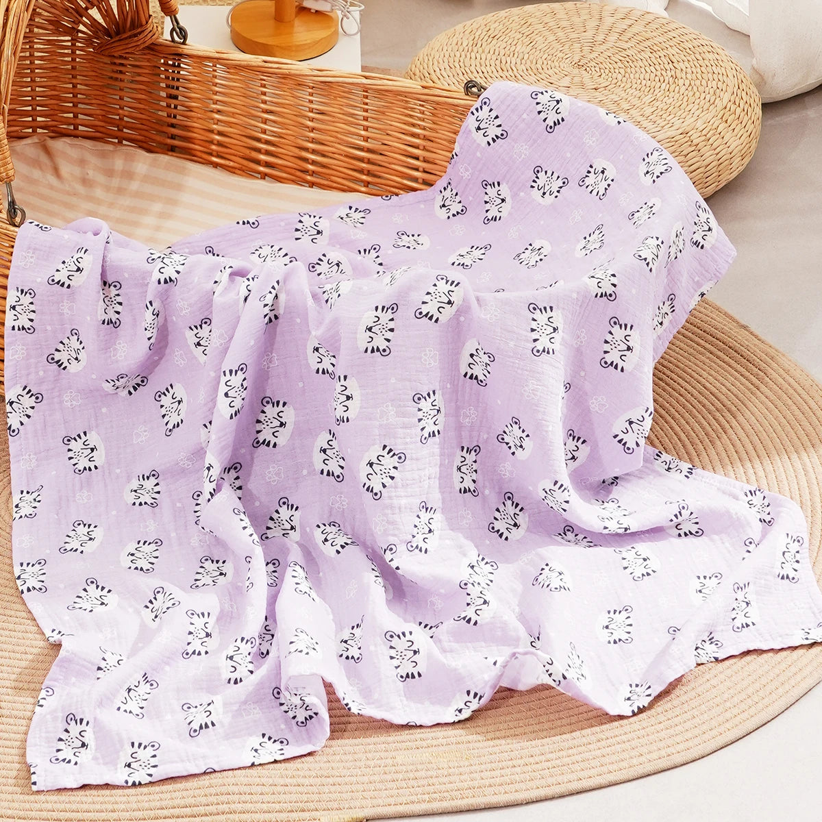 100% Cotton Muslin Baby Swaddle Wrap - Kindle Kids ABC - view 12