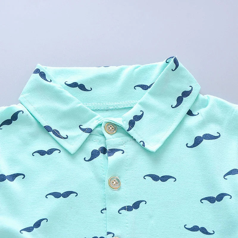 Boys' Printed Shirt & Shorts Set - Kindle Kids ABC