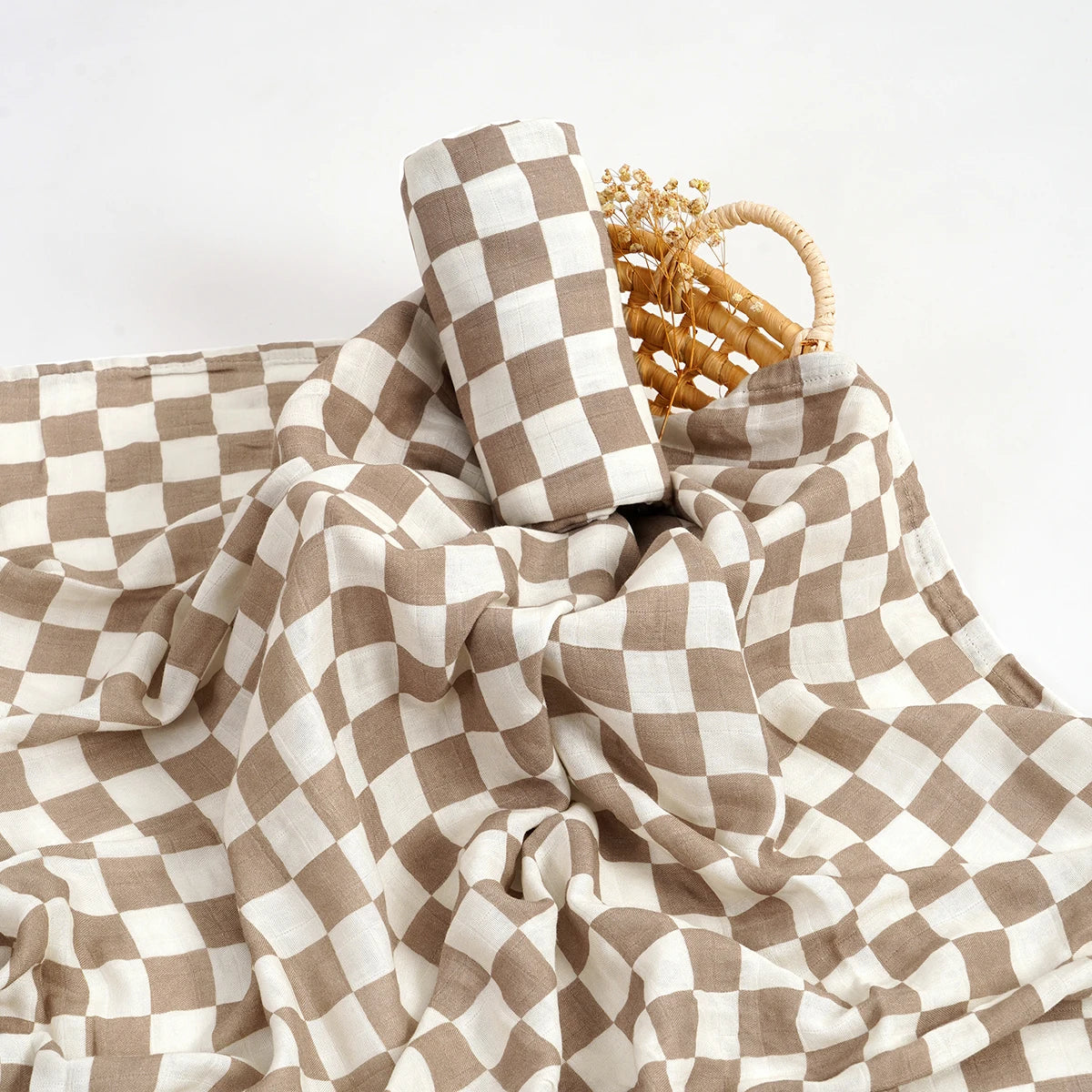 Premium Bamboo Cotton Muslin Baby Swaddle Blanket - Kindle Kids ABC - view 4