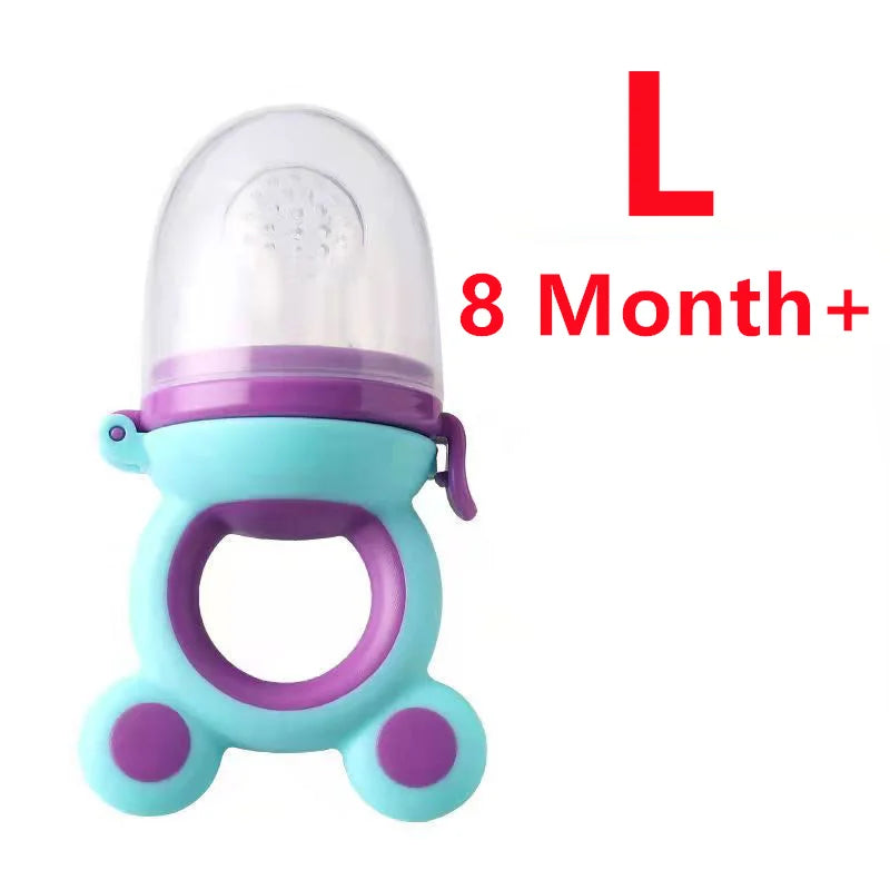 Baby Fruit Food Feeder & Silicone Teether Pacifier