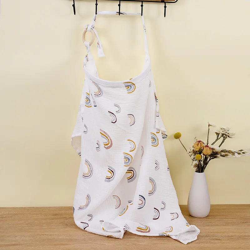 Breathable Cotton Nursing Cover - Kindle Kids ABC - view 14