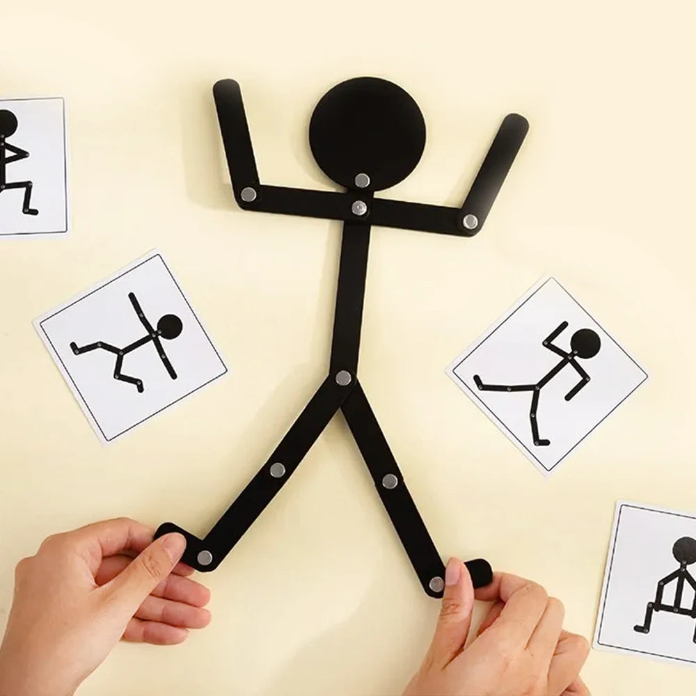 Montessori Poseable Stick Figure & Pose Cards — photo 3