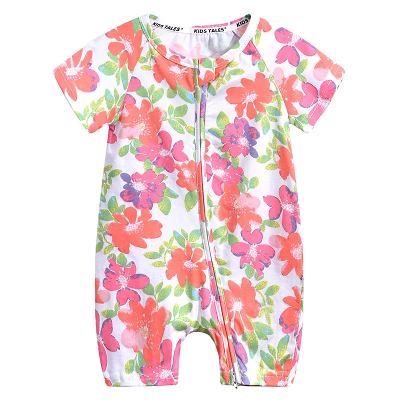 Baby Bamboo Cotton Short-Sleeve Romper - Kindle Kids ABC - view 13