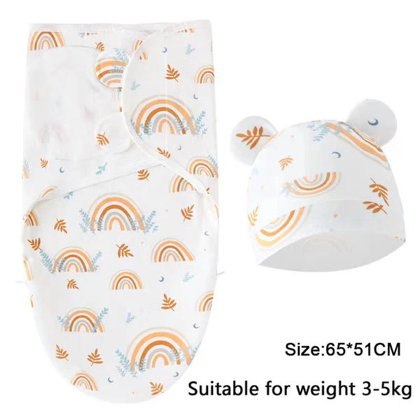 Cotton Baby Swaddle Wrap & Hat Set - Kindle Kids ABC - view 26