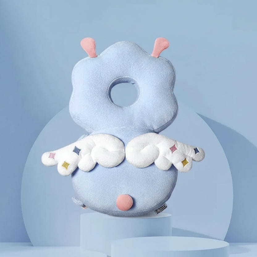 Baby Anti-Fall Head & Back Protector Pillow – Cute Animal Design